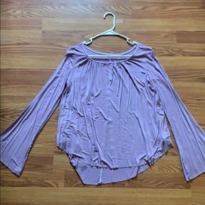 American Eagle Top with Bell Sleeves